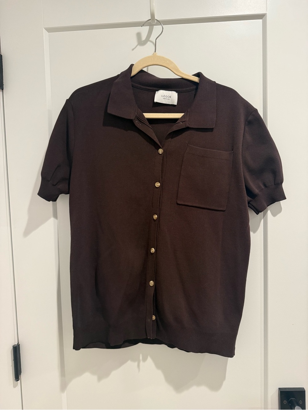 Legoe Heritage Chocolate Maternity set. Top is size 1 and pants are size 0.